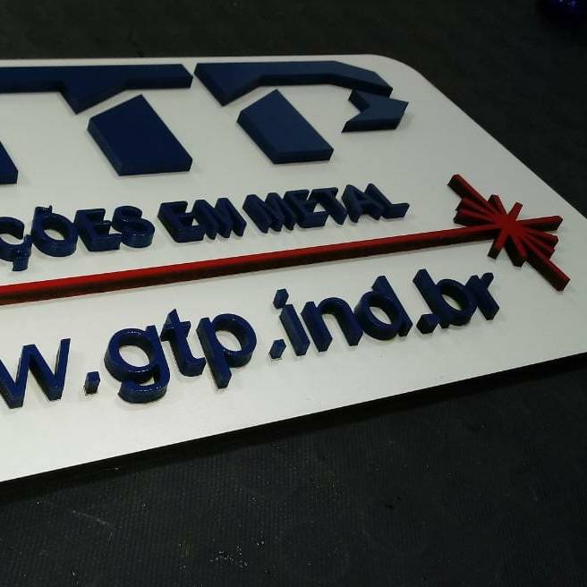 PLACAS - Acrílico, MDF, inox, ABS, Trafiolite, vidros,