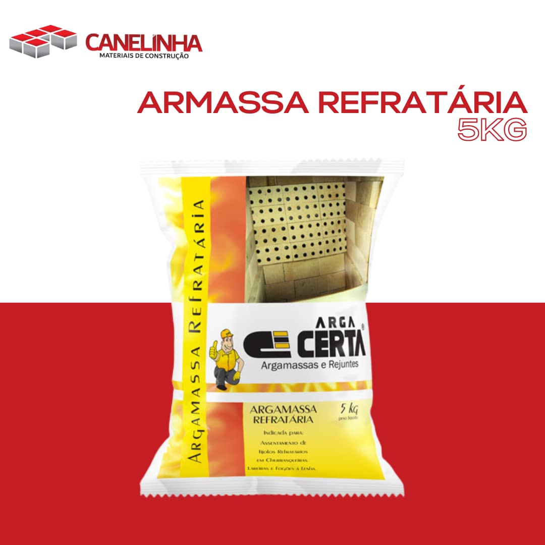 Argamassa refratária - 5KG