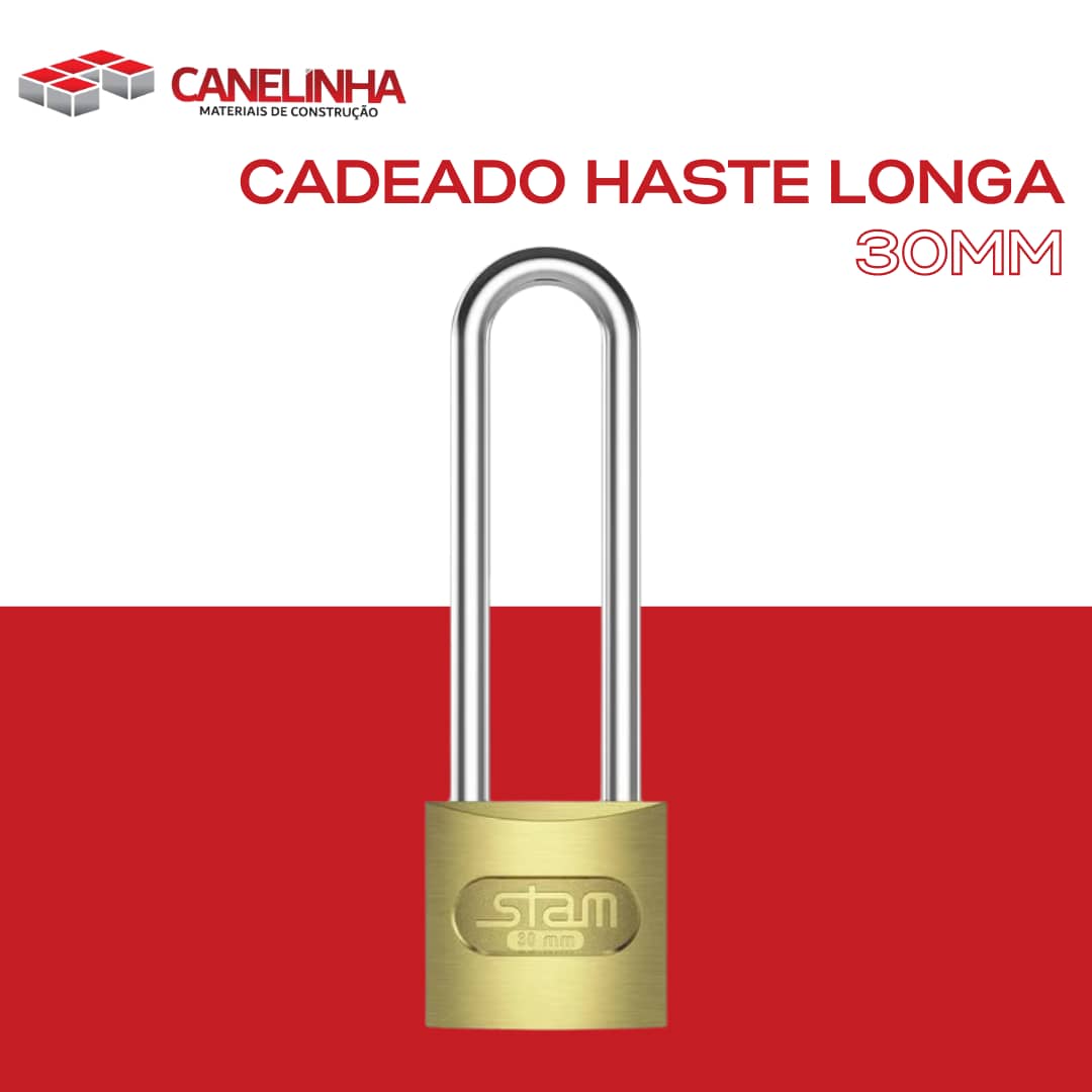 Cadeado haste longa 30mm