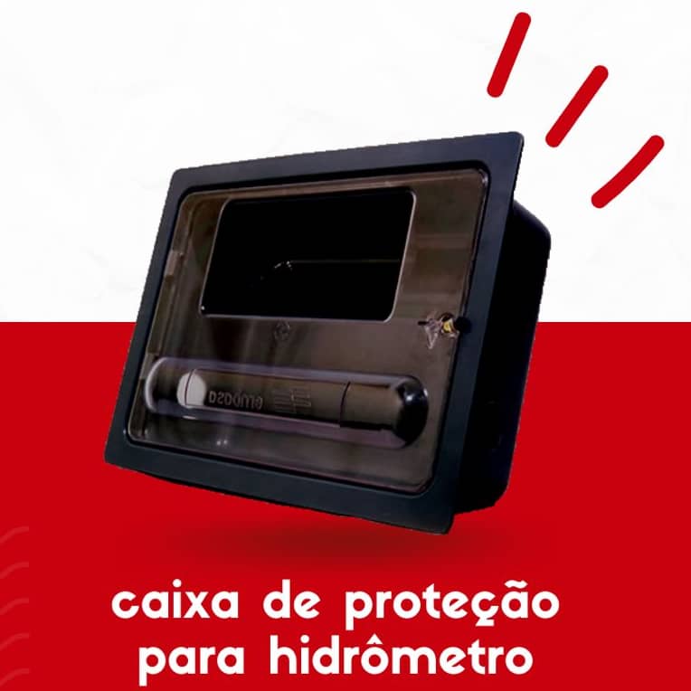 Caixa de proteção para hidrômetro