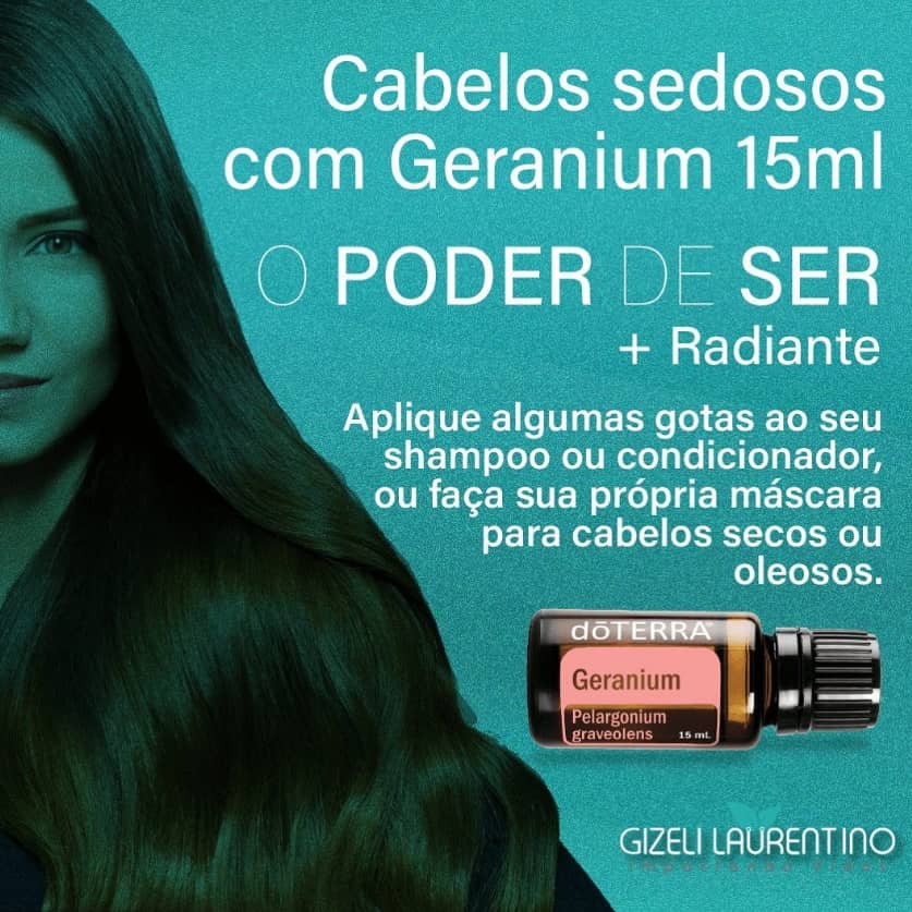 Cabelos Sedosos com Geranium