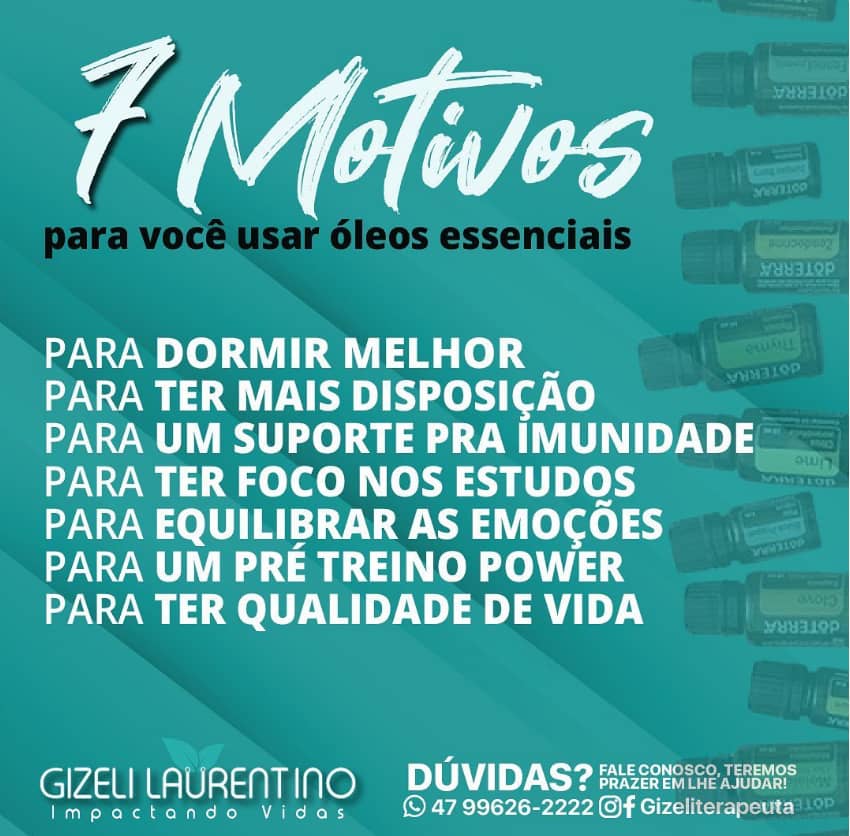 Motivos Para Usar Óleos Essenciais
