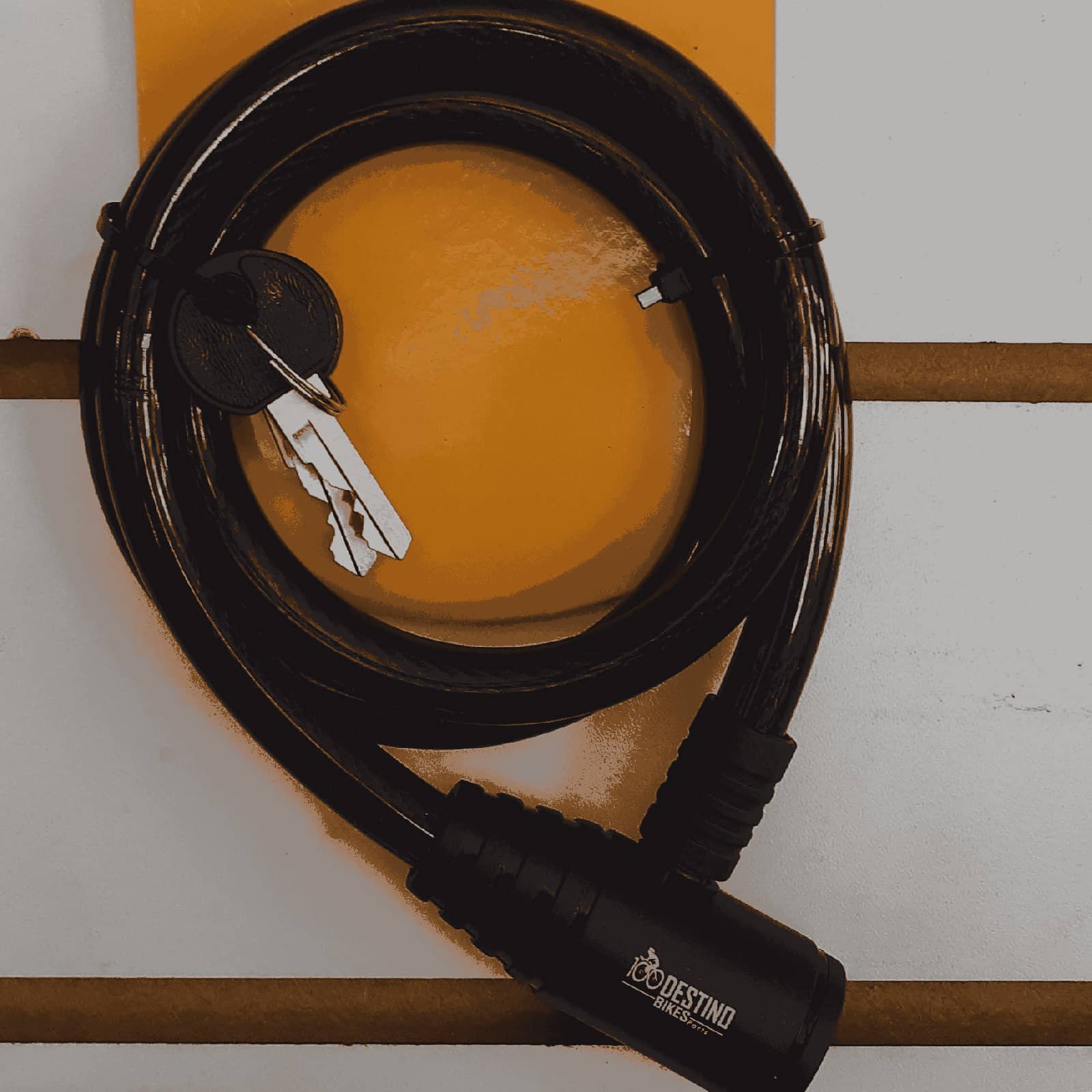 CADEADO CABO DE AÇO ASPIRAL 100CM 12MM