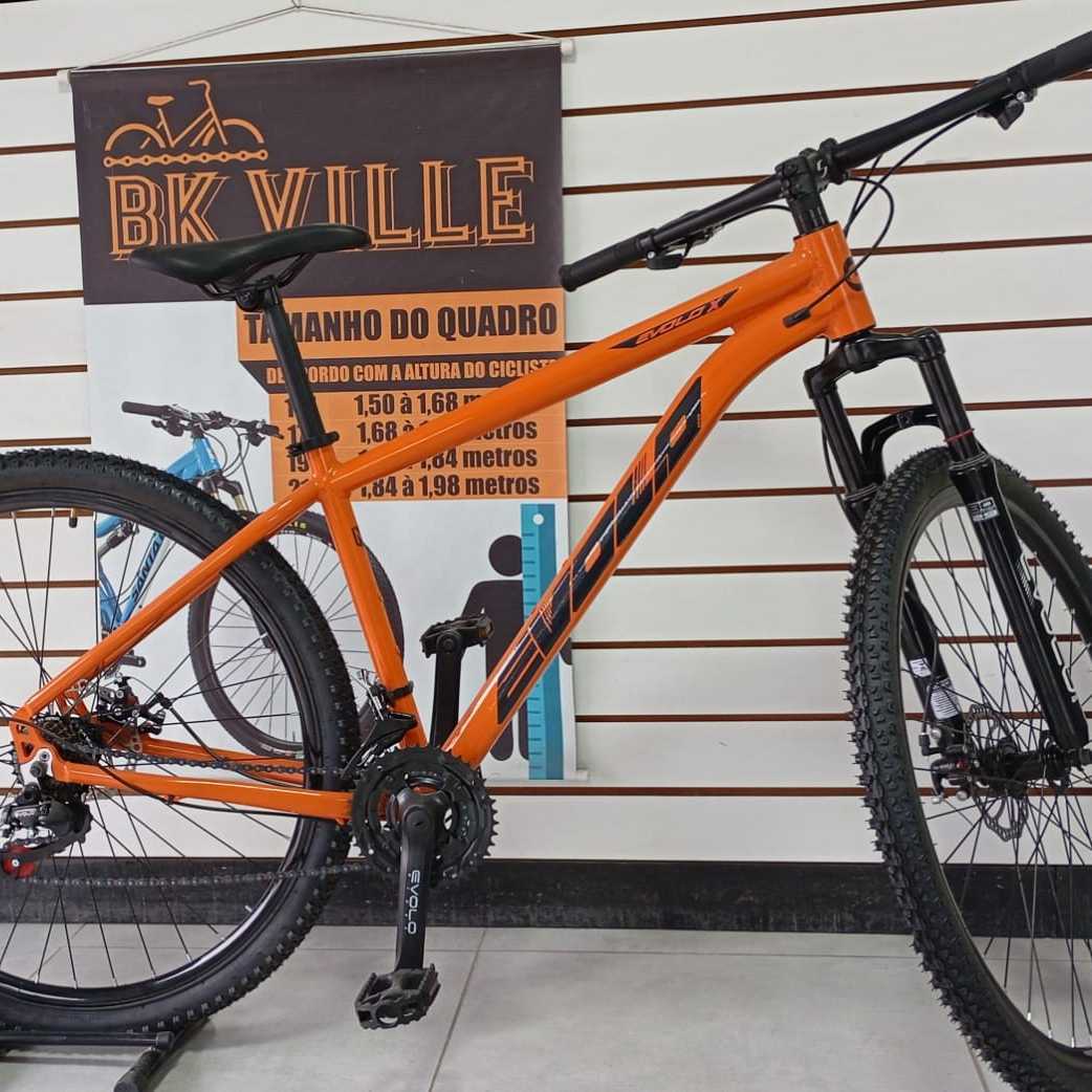 BICICLETA 29 ALUM 21V LARANJA EVOLO