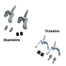 ADAPTADOR FREIO V. BRAKE TRAZ/DIANT C/ ABRAÇADEIRA  CANTILEVER /V. BRAKE