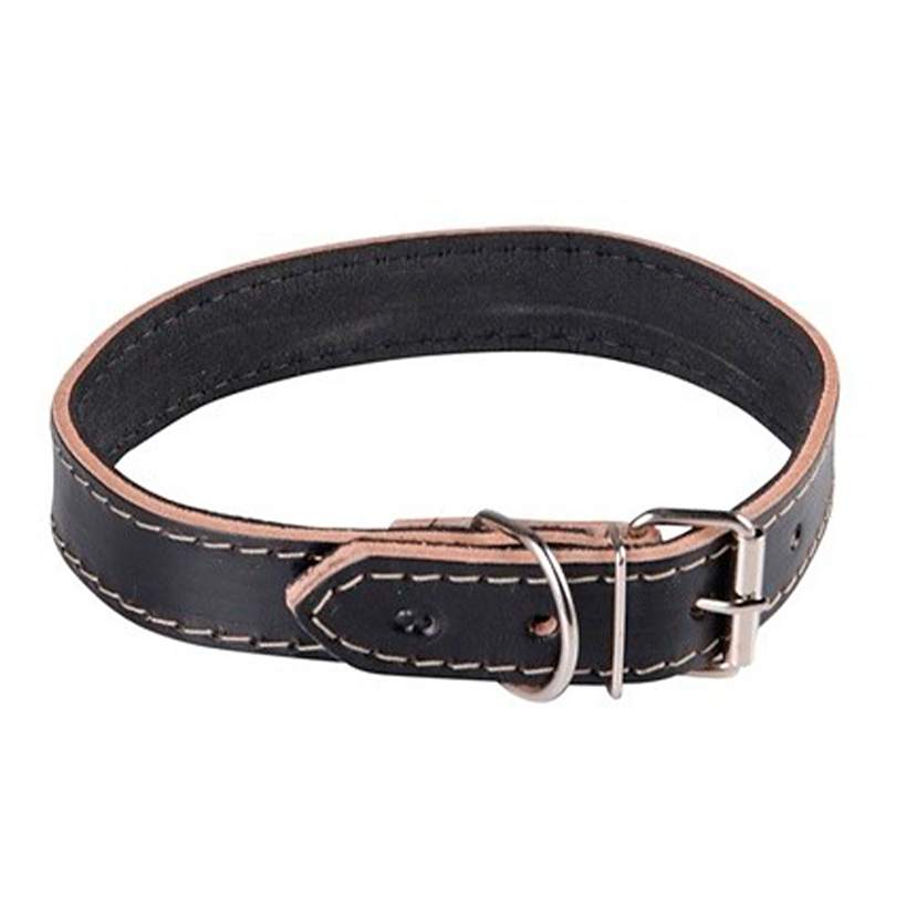 Coleira Pet Couro p/ Cães