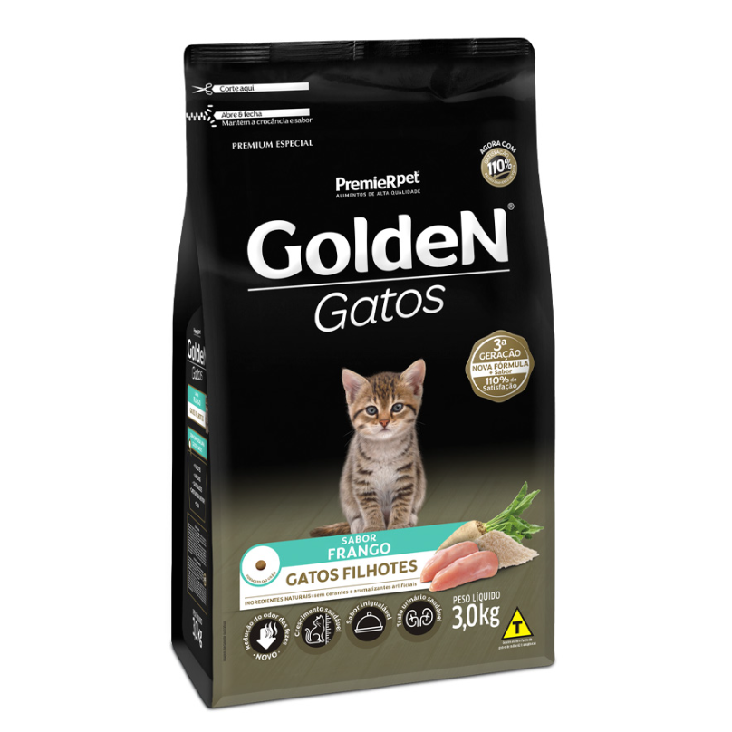 Ração Premier Golden para Gatos Filhotes Frango