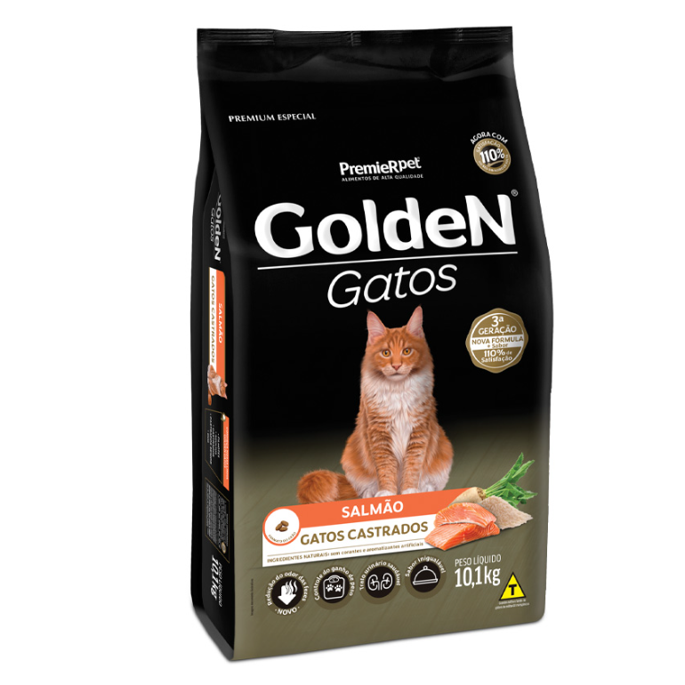 Ração Golden para Gatos Adultos Castrados